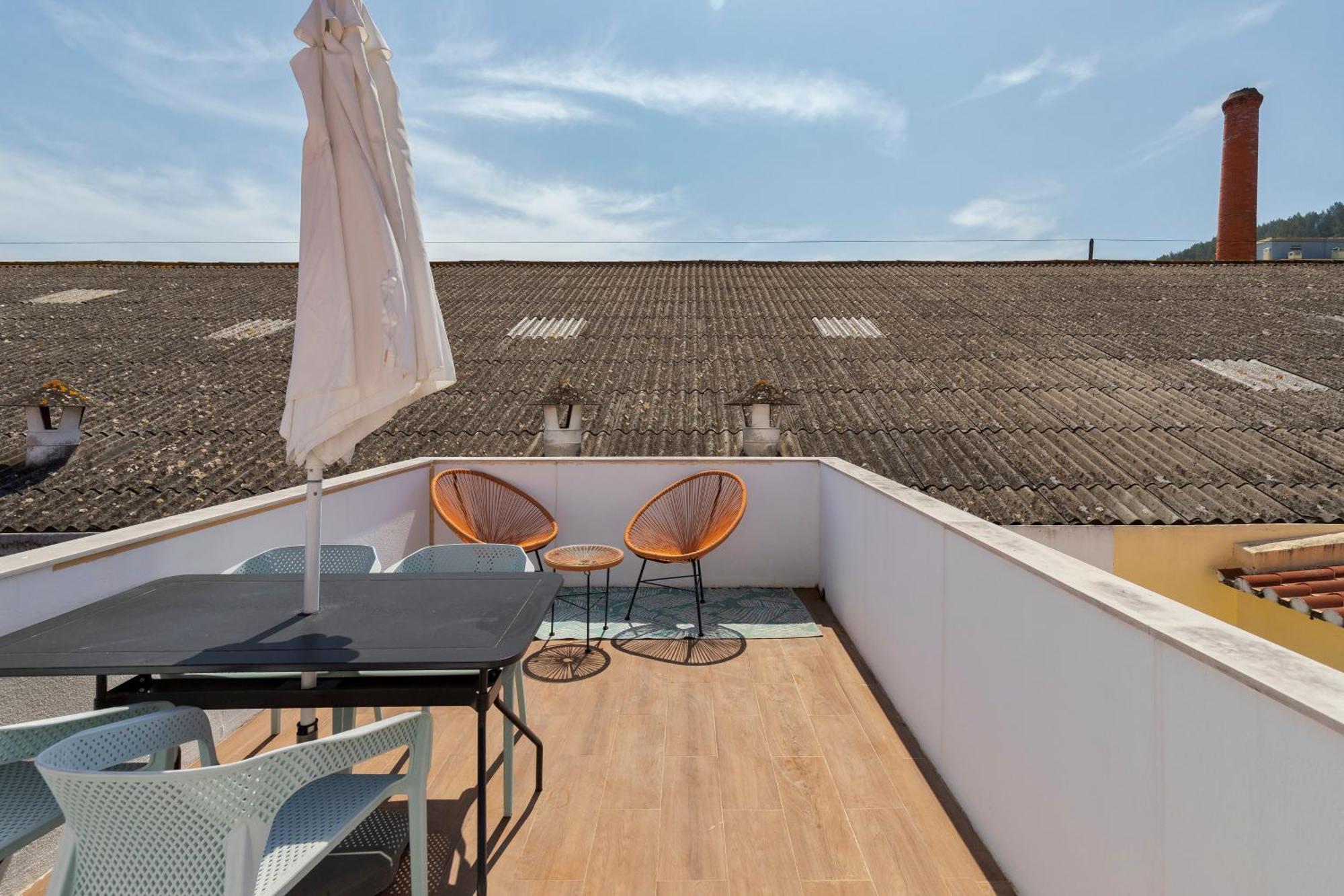 Setubal Beach Vibes - Terrace Exterior foto